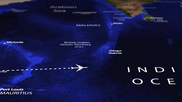 Flight From Rio Brazil to Dili EAST TIMOR with flag pins