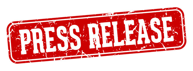 press release rectangular sign. press release stamp © BHM