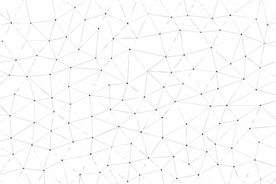geometric plexus pattern on white background modern