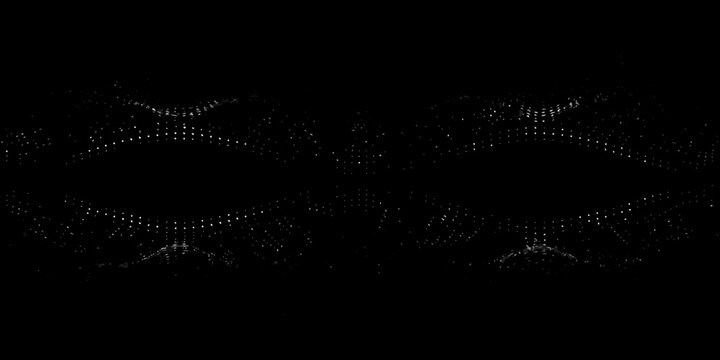 digital wave field monochrome pattern black white