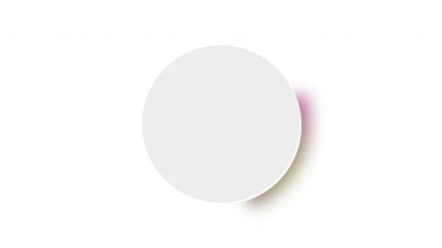 Animated pink neon gradient circle with rotating blur glow effect on transparent background. Perfect for stylish loading screens, modern user interfaces, countdown timers, social media edits 