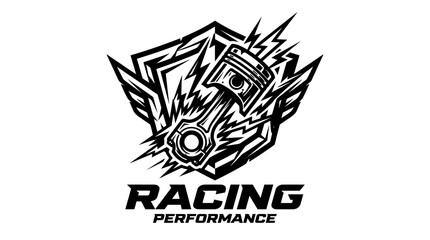 Racing Performance Engine Logo. © AFAstore