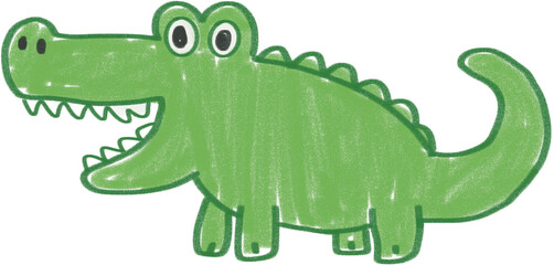 Obraz premium Cute hand drawn animal character 