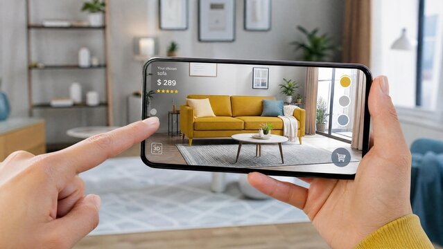 Augmented Reality App for Furniture Shopping and Home Interior Design Visualization on Smartphone