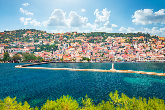 Argostoli town on the island of Kefalonia