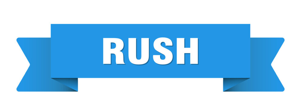 rush ribbon isolated on transparent background. rush ribbon