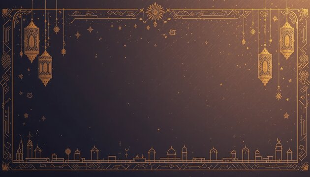 ramadan kareem style editable template background minimalist and islamic style eid mubarak iftar party