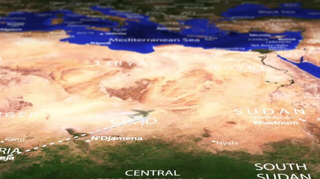 Flight From Rio Brazil to Tehran IRAN with flag pins