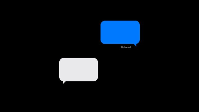 Dynamic online messaging exchange illustrated by interactive speech bubbles in a contemporary communication interface