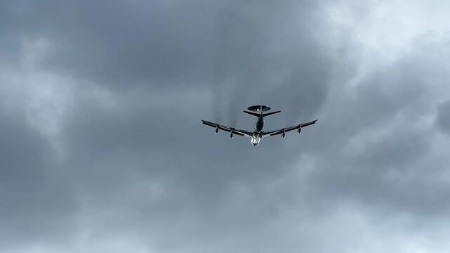  Big aircraft on start off runway of an airport