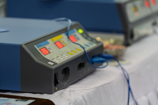High frequency electrosurgical equipment in operating room