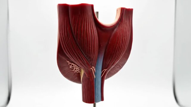 Realistic Anatomical Wax Model of Human Internal Muscle Structure