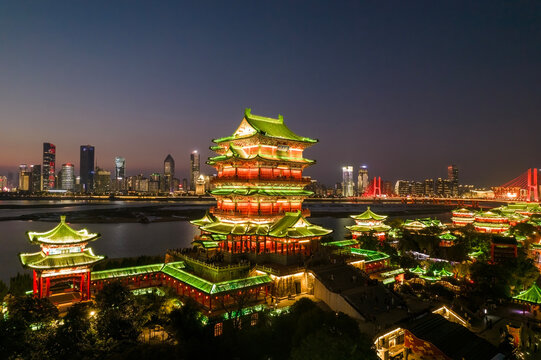 Urban landmarks, ancient buildings and modern architecture