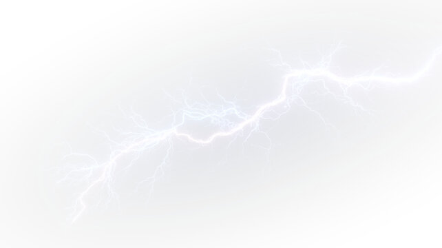Blue electric lightning strike glowing storm background.
