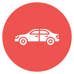 Unmarked Vehicle Vector Icon © SAMDesigning