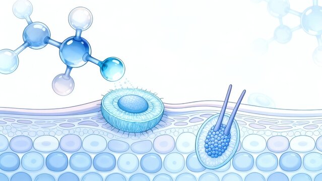 Cellular absorption of molecules