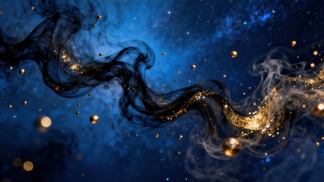 Cosmic smoke and golden particles