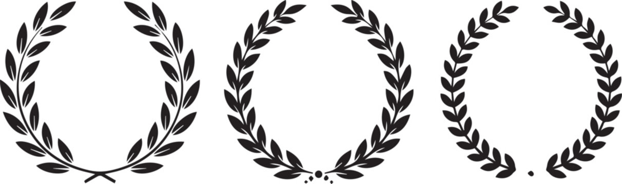 laurel wreath vector illustration
