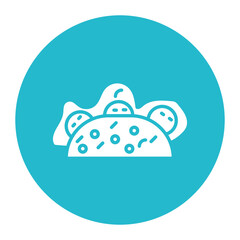 Fototapeta premium Taco Vector Icon