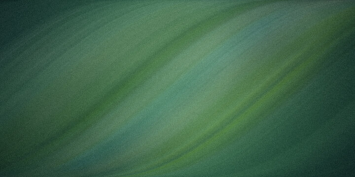 Abstract background with soft flowing waves in green and dark tones