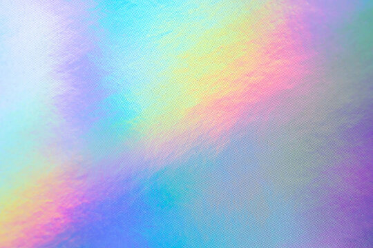 Holographic rainbow foil iridescent texture abstract hologram background