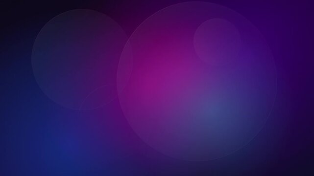 Soft gradient background with translucent overlapping circles in purple and blue hues