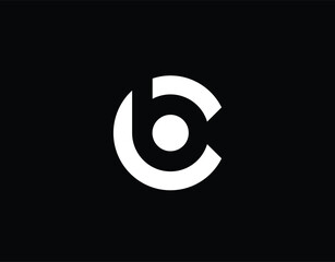 Minimal Innovative Initial c logo and b logo. Letter CB BC  creative elegant Monogram. Premium Business logo icon. Black color on background. CB LOGO © Popular