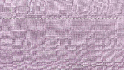 Fototapeta premium Light Pink textile background with fiber detail and stitching