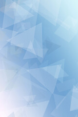 Obraz premium Green-blue turquoise gradient with overlapping low-poly triangles creates airy geometric depth, suitable for eco tech branding, headers, and calm ads.