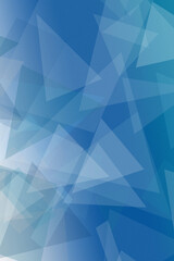 Obraz premium Blue and violet polygon facets form a smooth geometric low-poly background, creating a confident futuristic feel for tech ads, headers, and slides with copy space.