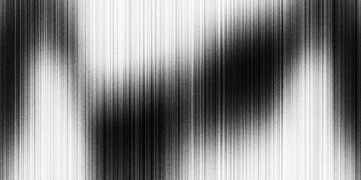 Abstract black and white glitch texture with vertical motion blur lines background