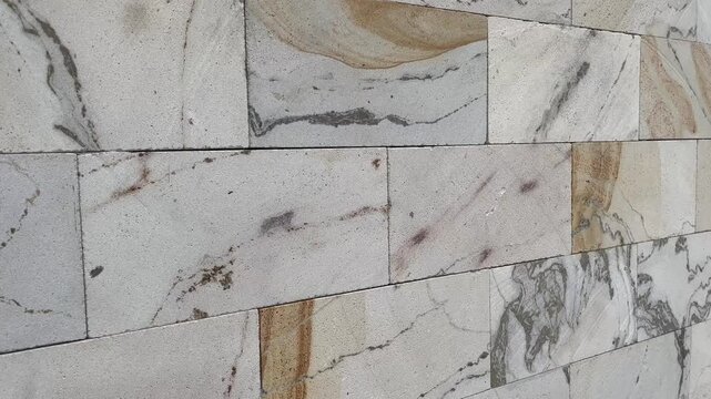 Modern building materials, autoclaved aerated concrete wall