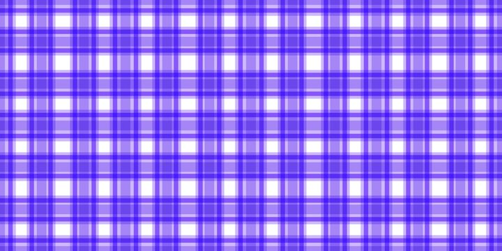 Purple and white plaid seamless pattern background.