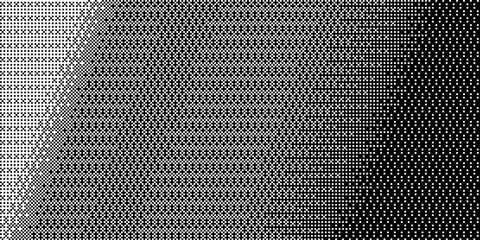 Geometric Pixel Pattern Background with Retro Bitmap Texture and Abstract Vector Design. © FADED REBEL