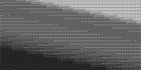 Pixel Bitmap Texture Pattern with Abstract Geometric Retro Design Vector Illustration. © FADED REBEL
