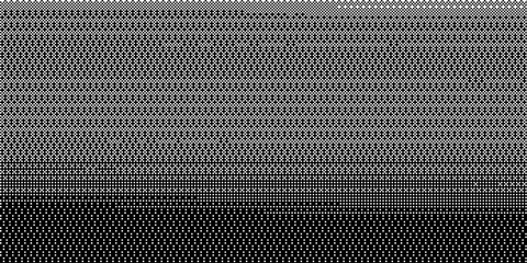 Geometric Pixel Pattern Background with Retro Bitmap Texture and Abstract Vector Design. © FADED REBEL