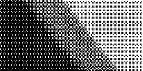 Pixel Bitmap Texture Pattern with Abstract Geometric Retro Design Vector Illustration. © FADED REBEL