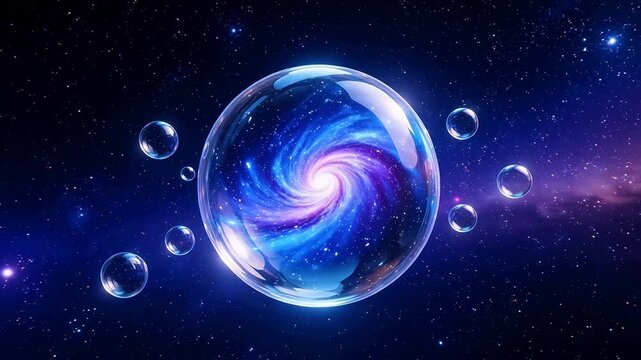 Galaxy in a bubble