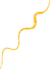 Fototapeta premium Crayon Wavy Stroke