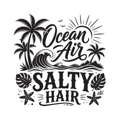 Obraz premium Ocean Breeze SVG Design