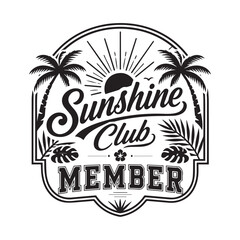 Obraz premium Chasing Sunshine SVG Design