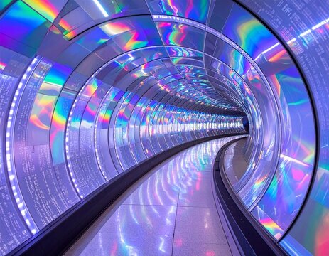 abstract background of tunnel