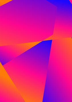 ivid neon pink and purple abstract low poly background for electronic music festival poster