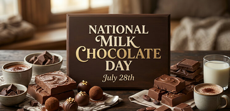National Milk Chocolate Day Treat with Assorted Confections