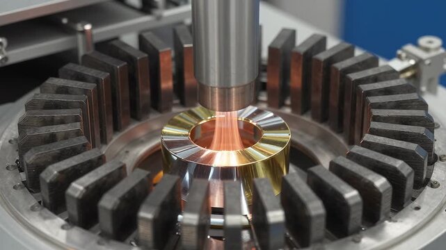 High-Precision Spark Erosion in Metalworking Process