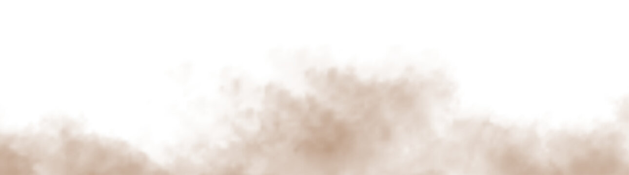orange Transparent png brown dust sand soil smoke cloud particles isolated on a clean transparent background with sandstorm effect and overlay design elements for compositing and overlays white smog