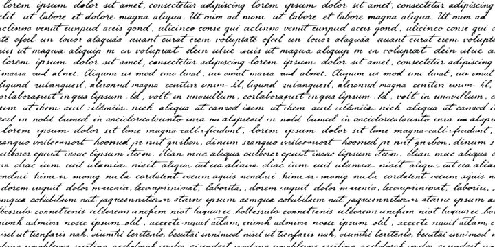 Black handwritten cursive script text pattern on a simple paper background
