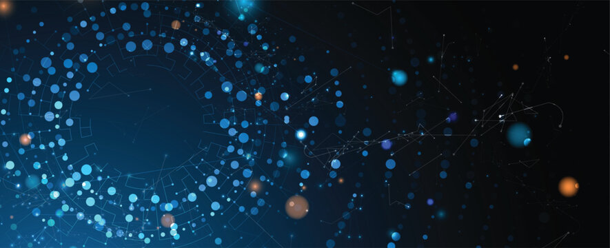 Abstract high technology and science background