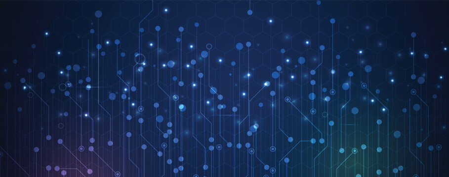 Abstract high technology and science background