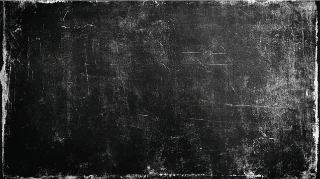 Dark textured background with white scratches and specks resembling a worn chalkboard surface black
